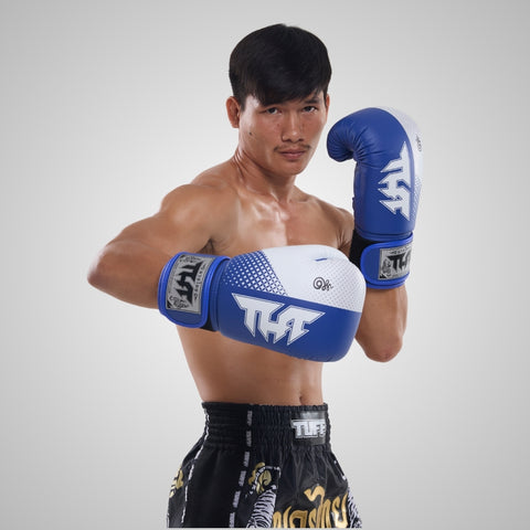 TUFF Muay Thai Boxing Blue Gloves