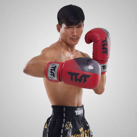 TUFF Muay Thai Boxing Red Gloves