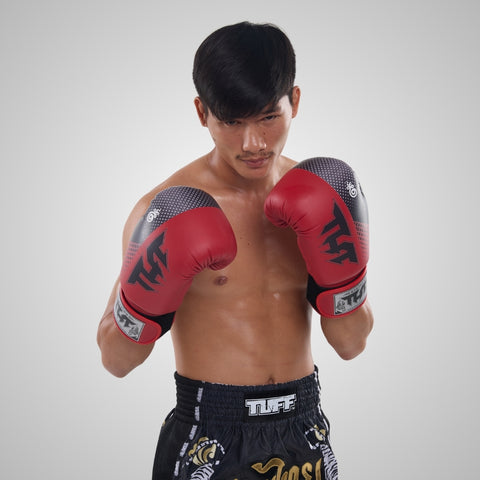 TUFF Muay Thai Boxing Red Gloves