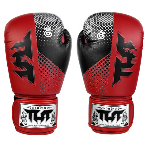TUFF Muay Thai Boxing Red Gloves