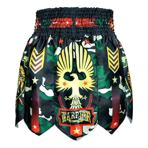 TUFF Muay Thai Boxing Shorts Gladiator Green Military Warrior