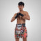 TUFF Muay Thai Boxing Shorts "Dragon King in Red"