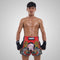 TUFF Muay Thai Boxing Shorts New Retro Style "Red Chinese Dragon and Tiger"