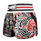 [Pre-Order] TUFF Muay Thai Boxing Shorts High-Cut Retro Style "Waves of Bushido Elegance"