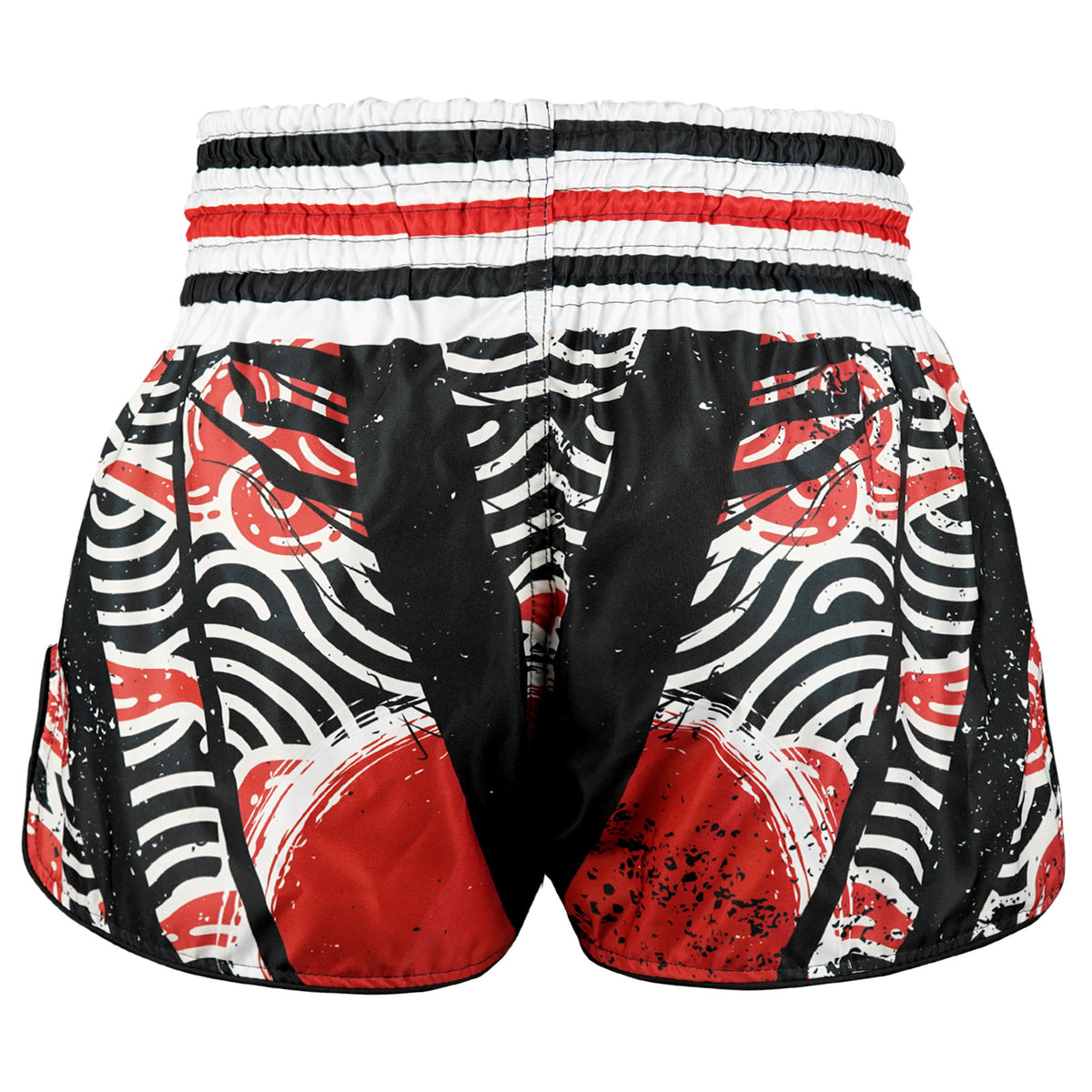 Texture Softball Ball Print Muay Thai Boxing Shorts