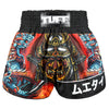 [Pre-Order] TUFF Muay Thai Boxing Shorts High-Cut Retro Style "Seraphic Seiryu Samurai Saga"