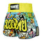 [Pre-Order] TUFF Muay Thai Boxing Shorts High-Cut Retro Style "Ready to Rumble"