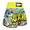 [Pre-Order] TUFF Muay Thai Boxing Shorts High-Cut Retro Style "Ready to Rumble"