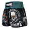 [Pre-Order] TUFF Muay Thai Boxing Shorts High-Cut Retro Style "The Skull Rider"