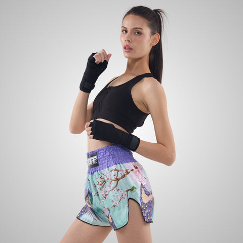 TUFF Muay Thai Shorts Boxing Trunks Retro Style (TUF-RMS112-MTC)
