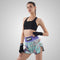 TUFF Muay Thai Boxing Shorts High-Cut Retro Style "Yugana Kujaku" The Elegance Peacock