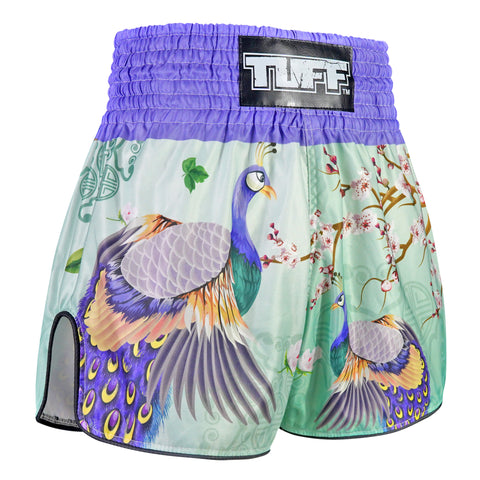 TUFF Muay Thai Shorts Boxing Trunks Retro Style (TUF-RMS112-MTC)