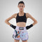 TUFF Muay Thai Boxing Shorts High-Cut Retro Style "Yume no Hachidori" The Bird of Dream