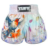 [Pre-Order] TUFF Muay Thai Boxing Shorts High-Cut Retro Style "Yume no Hachidori" The Bird of Dream