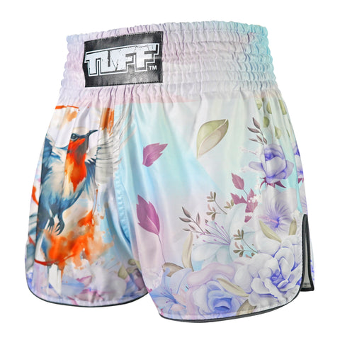 TUFF Muay Thai Shorts Boxing Trunks Retro Style (TUF-RMS113-MTC)
