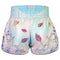 TUFF Muay Thai Boxing Shorts High-Cut Retro Style "Yume no Hachidori" The Bird of Dream