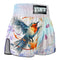 TUFF Muay Thai Boxing Shorts High-Cut Retro Style "Yume no Hachidori" The Bird of Dream