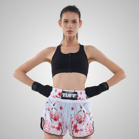 TUFF Muay Thai Shorts Boxing Trunks Retro Style (TUF-RMS114-MTC)