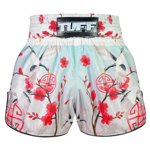 TUFF Muay Thai Shorts Boxing Trunks Retro Style (TUF-RMS114-MTC)