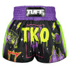 [Pre-Order] TUFF Muay Thai Boxing Shorts High-Cut Retro Style "The TKO Night"