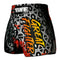 TUFF Muay Thai Boxing Shorts High-Cut Retro Style "Kong Rampage"