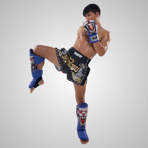 TUFF Blue Tiger Shin Guards