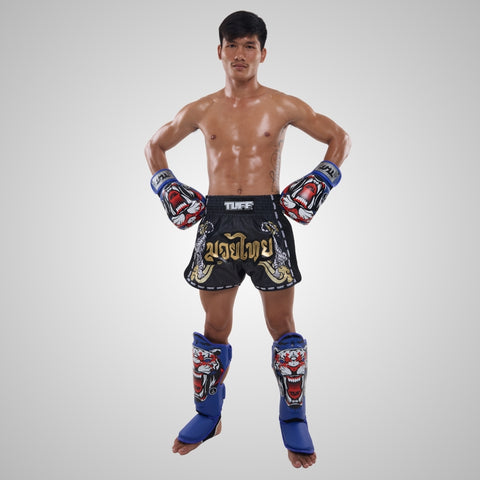 TUFF Blue Tiger Shin Guards