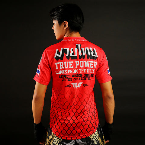 TUFF Muay Thai Training Workout Short Sleeve Shirt (TUF-TS002)
