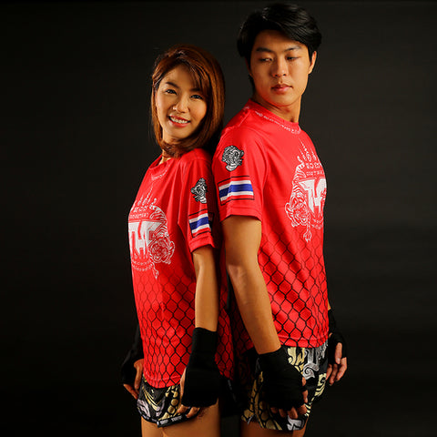 TUFF Muay Thai Training Workout Short Sleeve Shirt (TUF-TS002)