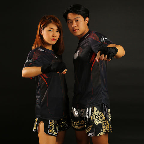 TUFF Muay Thai Training Workout Short Sleeve Shirt (TUF-TS007)