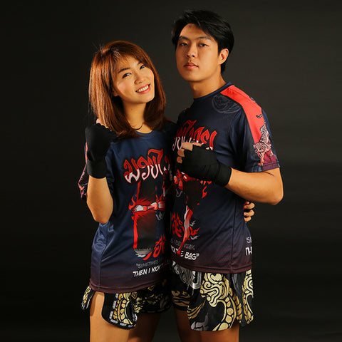 TUFF Muay Thai Training Workout Short Sleeve Shirt (TUF-TS011)