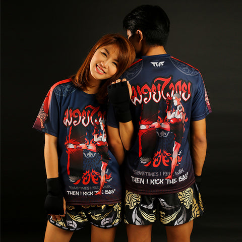 TUFF Muay Thai Training Workout Short Sleeve Shirt (TUF-TS011)