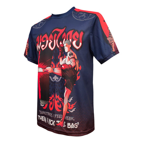 TUFF Muay Thai Training Workout Short Sleeve Shirt (TUF-TS011)