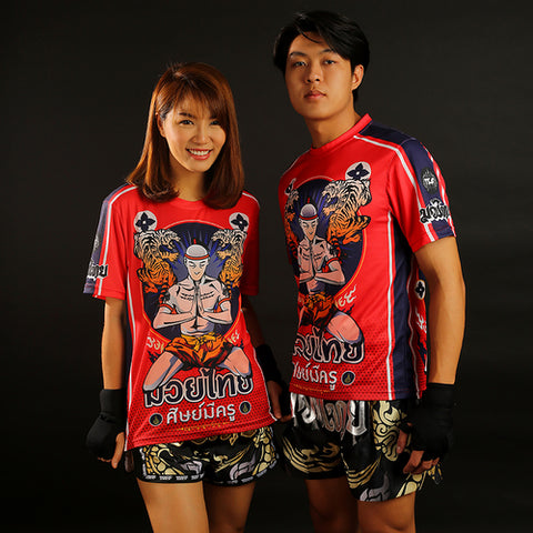 TUFF Muay Thai Training Workout Short Sleeve Shirt (TUF-TS012)