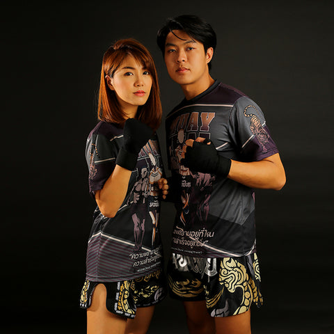 TUFF Muay Thai Training Workout Short Sleeve Shirt (TUF-TS013)