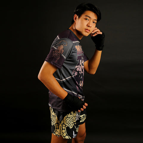TUFF Muay Thai Training Workout Short Sleeve Shirt (TUF-TS013)