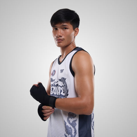TUFF Muay Thai Tank Top Boxing Sleeveless Vest Gym Jersey (TUF-TT101)