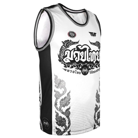 TUFF Muay Thai Tank Top Boxing Sleeveless Vest Gym Jersey (TUF-TT101)