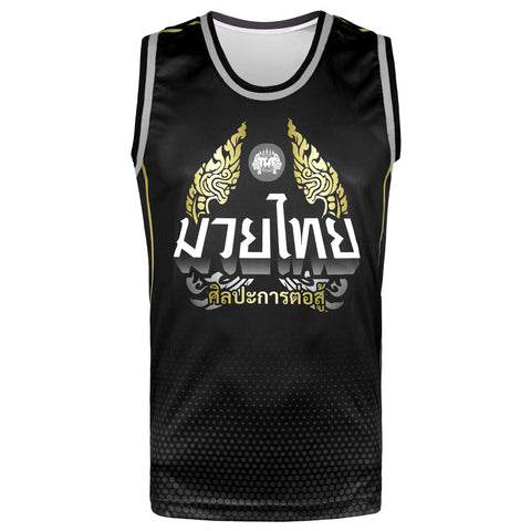 TUFF Muay Thai Tank Top Boxing Sleeveless Vest Gym Jersey (TUF-TT102)