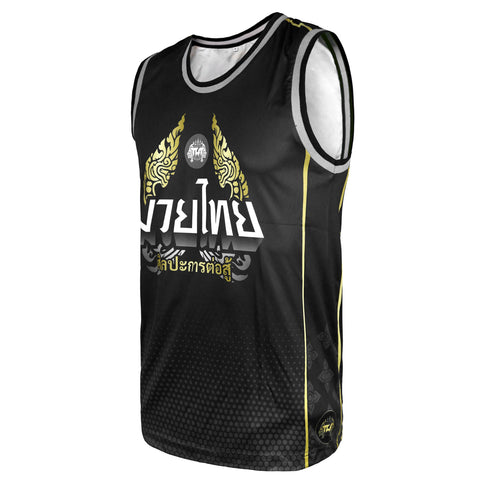 TUFF Muay Thai Tank Top Boxing Sleeveless Vest Gym Jersey (TUF-TT102)