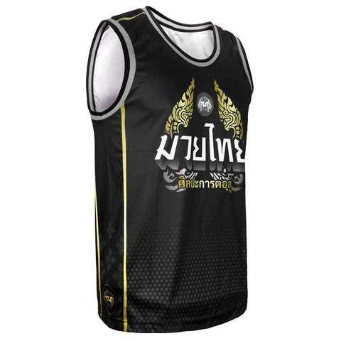 TUFF Muay Thai Tank Top Boxing Sleeveless Vest Gym Jersey (TUF-TT102)