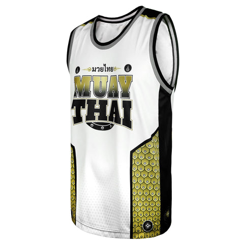 TUFF Muay Thai Tank Top Boxing Sleeveless Vest Gym Jersey (TUF-TT103)