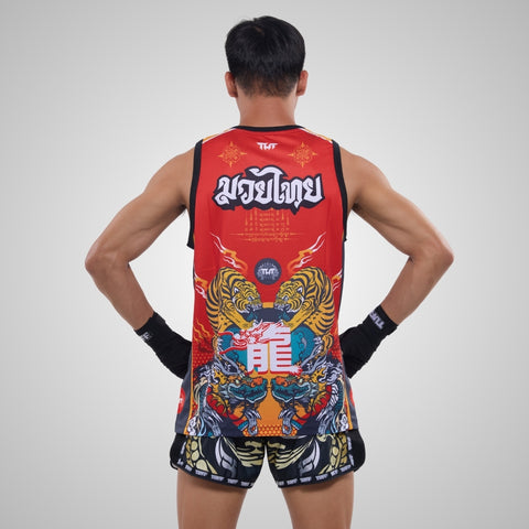 TUFF Muay Thai Tank Top Boxing Sleeveless Vest Gym Jersey (TUF-TT104)