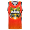 TUFF Red Chinese Dragon and Tiger Tank Top