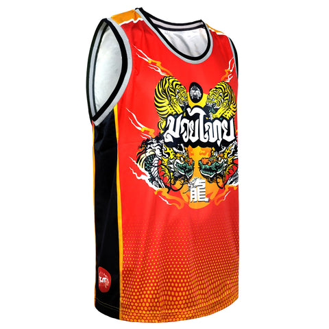 TUFF Muay Thai Tank Top Boxing Sleeveless Vest Gym Jersey (TUF-TT104)