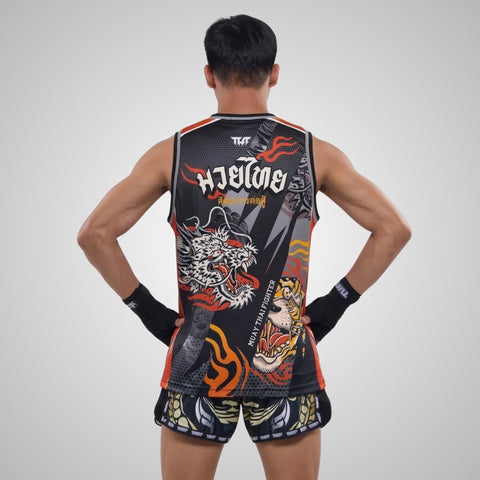 TUFF Muay Thai Tank Top Boxing Sleeveless Vest Gym Jersey (TUF-TT105)