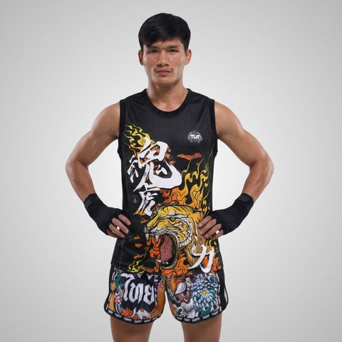 TUFF Muay Thai Tank Top Boxing Sleeveless Vest Gym Jersey (TUF-TT108)