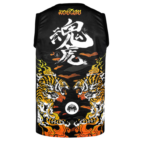 TUFF Muay Thai Tank Top Boxing Sleeveless Vest Gym Jersey (TUF-TT108)