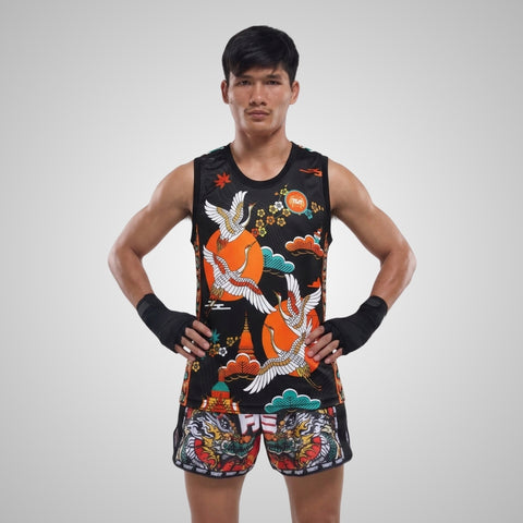 TUFF Muay Thai Tank Top Boxing Sleeveless Vest Gym Jersey (TUF-TT110))