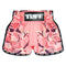 [Pre-Order] TUFF Kids Shorts Pink Retro Style Birds With Roses